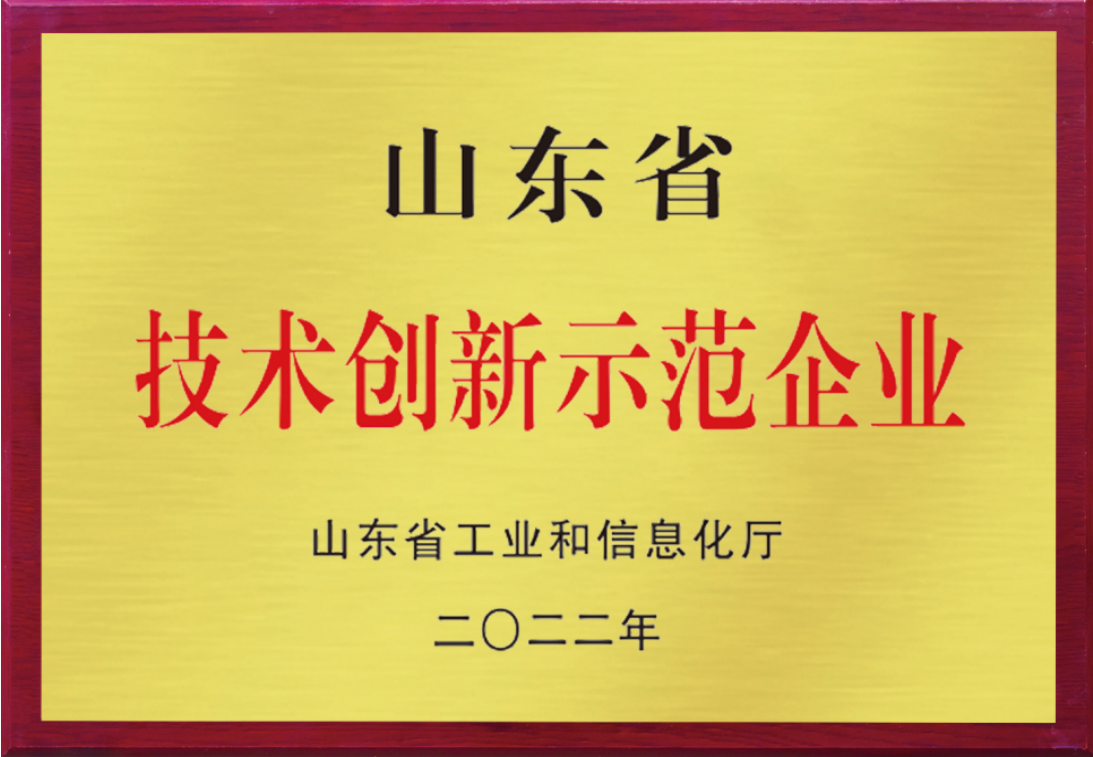 山東省技術(shù)創(chuàng)新示范企業(yè)